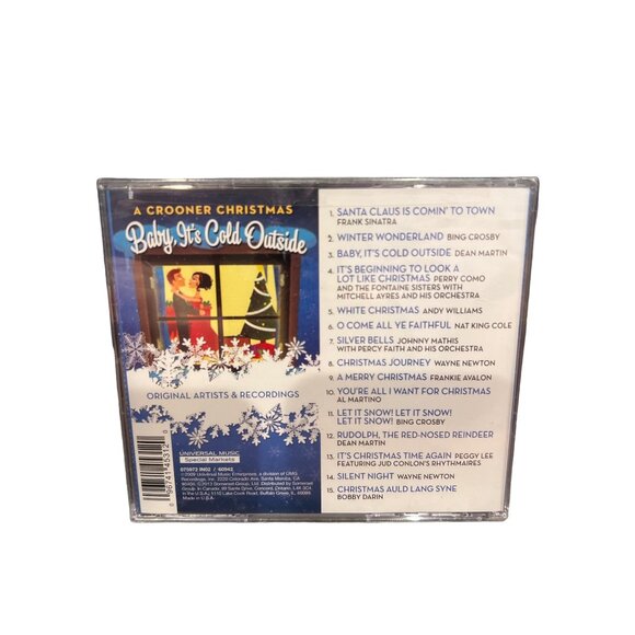 Brand New Sealed A Crooner Christmas Baby It’s Cold Outside CD Only At Target 09 - Picture 3 of 4